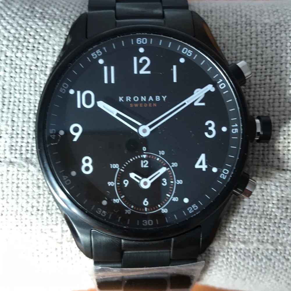 Kronaby Smartwatch, Black